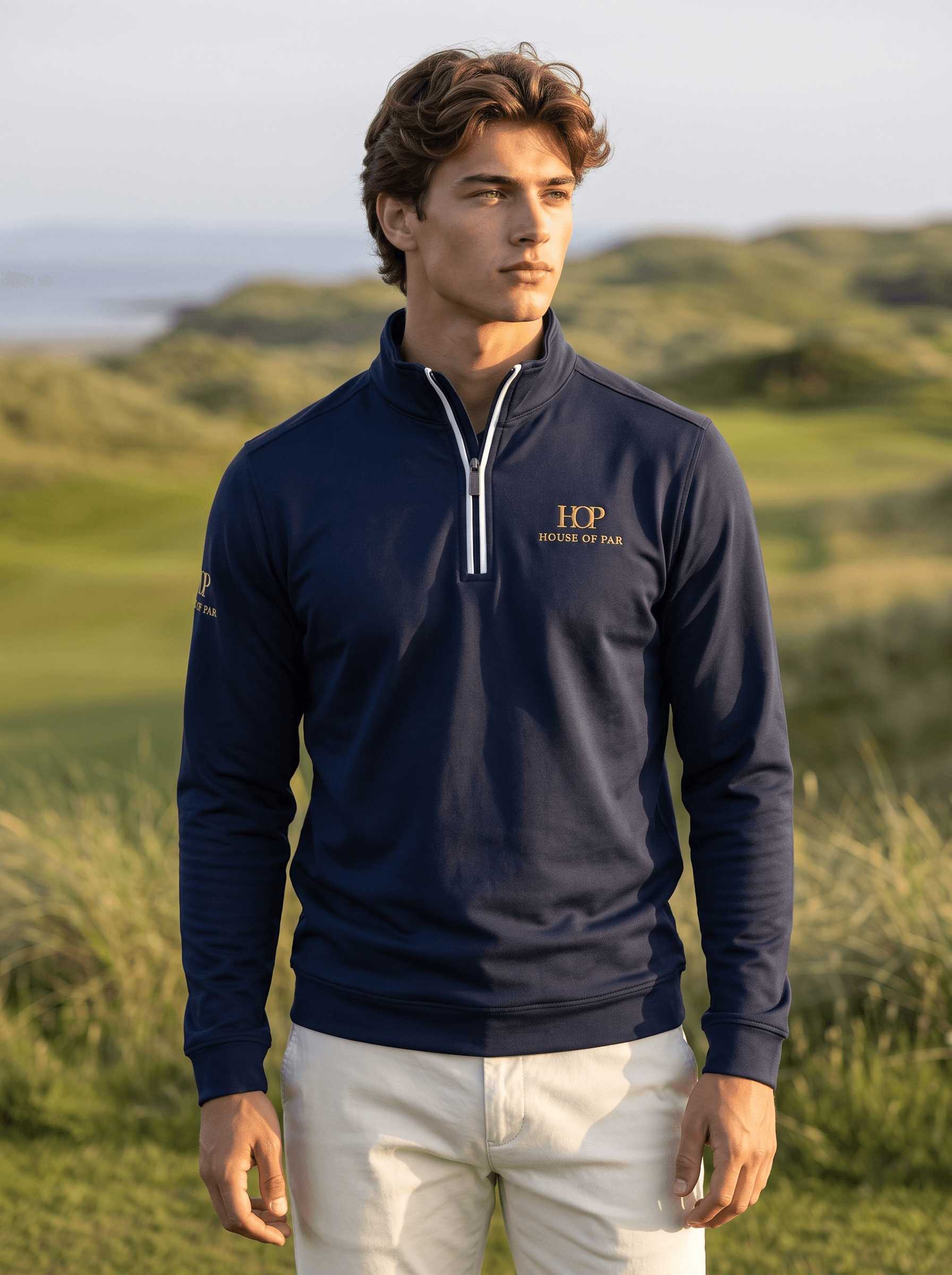 Quarter Zip — Navy